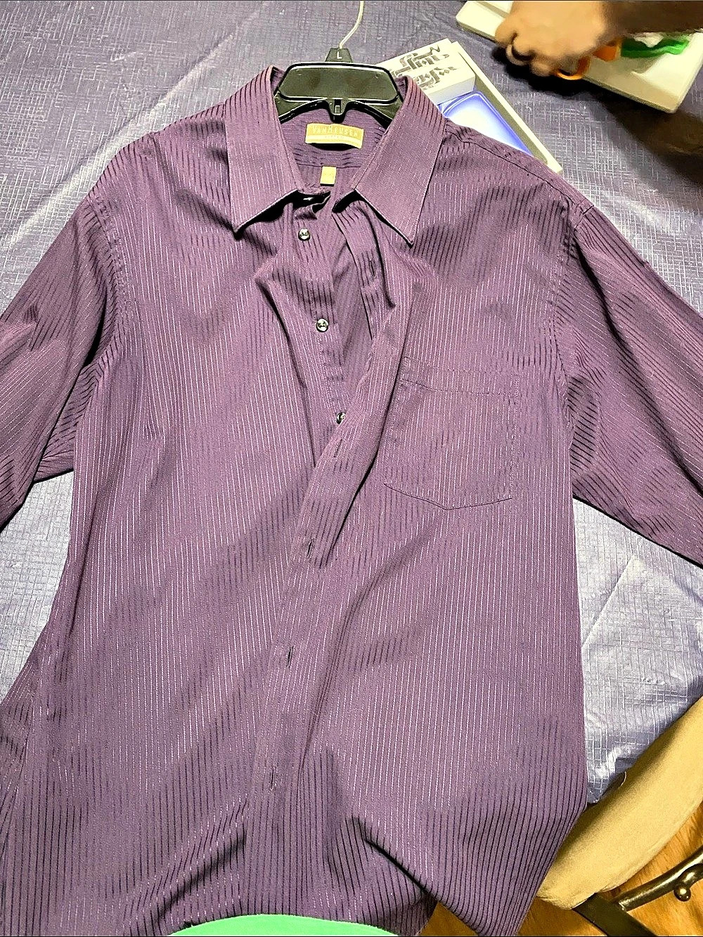 Perry Ellis Short Sleeve Polo in Purple Like New